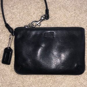 Coach Leather Wristlet